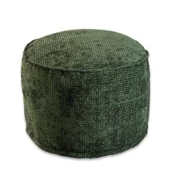 Daro Waffle Round Pouffe -DUNELM Furniture Shop 30958353 alt02
