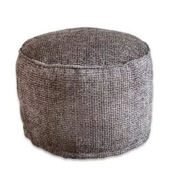 Daro Waffle Round Pouffe -DUNELM Furniture Shop 30958354 alt02
