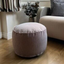 Daro Spi Round Pouffe -DUNELM Furniture Shop 30958367