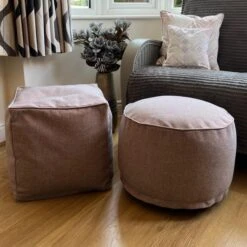 Daro Spi Cube Pouffe -DUNELM Furniture Shop 30958368 alt03