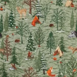 Lodge Wood 100% Cotton Duvet Cover And Pillowcase Set 30 Lodge Wood 100% Cotton Duvet Cover And Pillowcase Set -DUNELM Furniture Shop 30959081 alt04