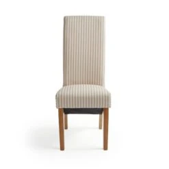 Set Of 2 Chester Linford Stripe Dining Chairs, Fabric -DUNELM Furniture Shop 30959446 alt06