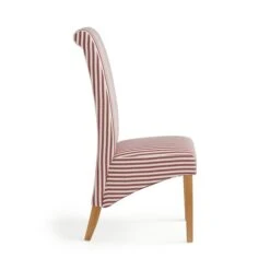 Set Of 2 Chester Linford Stripe Dining Chairs, Fabric -DUNELM Furniture Shop 30959454 alt03