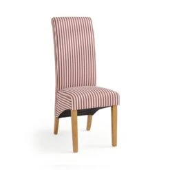 Set Of 2 Chester Linford Stripe Dining Chairs, Fabric -DUNELM Furniture Shop 30959454 alt04