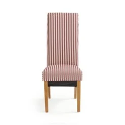 Set Of 2 Chester Linford Stripe Dining Chairs, Fabric -DUNELM Furniture Shop 30959454 alt05