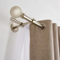 Ashton Double Layer Extendable Metal Curtain Pole -DUNELM Furniture Shop 30959765 alt04