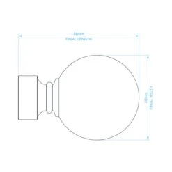 Ashton Double Layer Extendable Metal Curtain Pole -DUNELM Furniture Shop 30959765 alt08