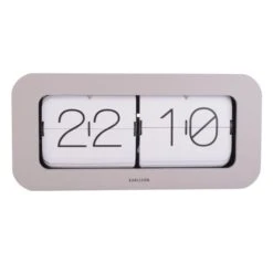 Karlsson Matiz Bamboo Flip Mantel Clock -DUNELM Furniture Shop 30960152 alt01