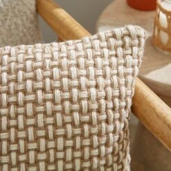 Jute Natural Rectangle Cushion -DUNELM Furniture Shop 30961035 alt01