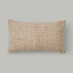 Jute Natural Rectangle Cushion -DUNELM Furniture Shop 30961035 alt02