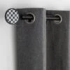 Checkerboard Extendable Metal Eyelet Curtain Pole​ -DUNELM Furniture Shop 30961373