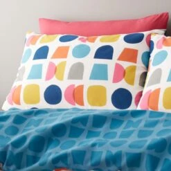 Catherine Lansfield Connect Geo Duvet Cover And Pillowcase Set -DUNELM Furniture Shop 30962982 alt01