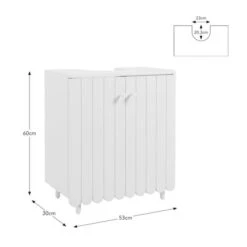 Scallop Under Sink Unit -DUNELM Furniture Shop 30963068 alt09