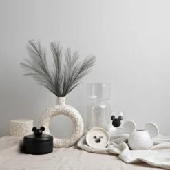 Set Of 2 Disney Mickey Mouse Glass Candle Holders -DUNELM Furniture Shop 30963239 alt09