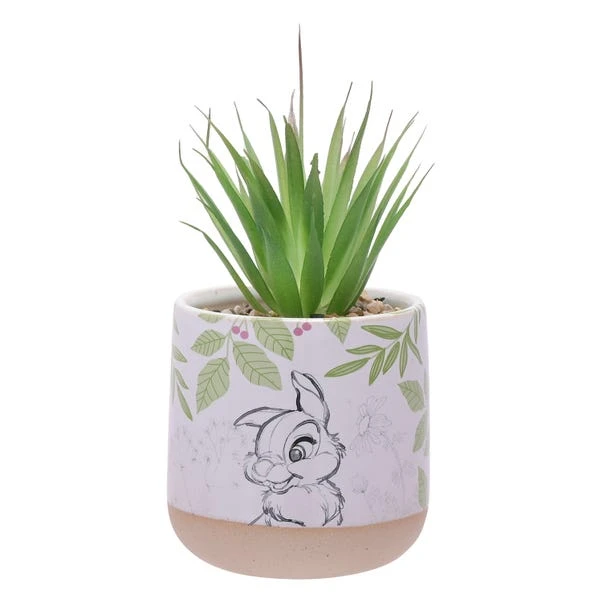 Set Of 2 Artificial Succulents In Disney Bambi Plant Pots 4 Set Of 2 Artificial Succulents In Disney Bambi Plant Pots - Image 2