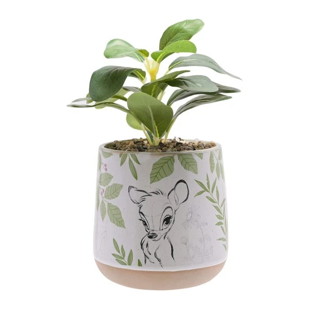 Set Of 2 Artificial Succulents In Disney Bambi Plant Pots 6 Set Of 2 Artificial Succulents In Disney Bambi Plant Pots - Image 4