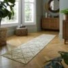 Edited Life Diamond Tuft Textured Washable Runner