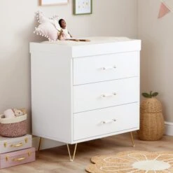 Babymore Kimi XL Acrylic 3 Piece Nursery Room Set -DUNELM Furniture Shop 30964170 alt02