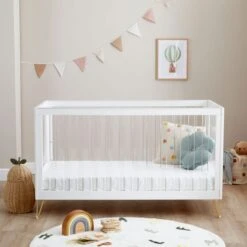 Babymore Kimi XL Acrylic 3 Piece Nursery Room Set -DUNELM Furniture Shop 30964170 alt03