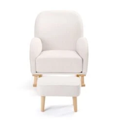 Babymore Freya Nursing Chair With Stool -DUNELM Furniture Shop 30964205 alt04