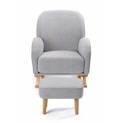 Babymore Freya Nursing Chair With Stool -DUNELM Furniture Shop 30964225 alt04