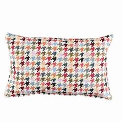 Daro Tapestry Pastel Houndstooth Rectangular Cushion 12 Daro Tapestry Pastel Houndstooth Rectangular Cushion -DUNELM Furniture Shop 30964315 alt01