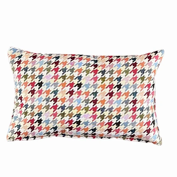 Daro Tapestry Pastel Houndstooth Rectangular Cushion 7 Daro Tapestry Pastel Houndstooth Rectangular Cushion - Image 5