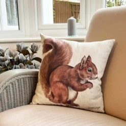 Daro Red Squirrel Square Cushion