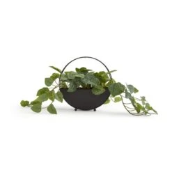 Artificial Trailing Plant In Round Metal Vase -DUNELM Furniture Shop 30965087 alt02