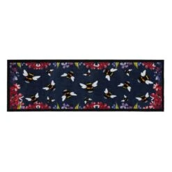 Marvel Floral Bee Washable Doormat -DUNELM Furniture Shop 30965329 alt04