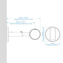 Atlanta Acrylic Curtain Pole With Rings -DUNELM Furniture Shop 30965354 alt07