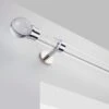 Atlanta Acrylic Curtain Pole With Rings -DUNELM Furniture Shop 30965376
