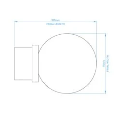 Atlanta Acrylic Curtain Pole With Rings -DUNELM Furniture Shop 30965376 alt08