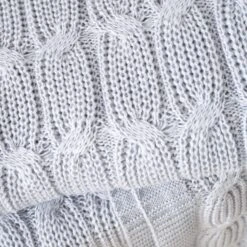 Chunky Marl Knit Throw 130cm X 170cm 30 Chunky Marl Knit Throw 130cm X 170cm -DUNELM Furniture Shop 30966073 alt01