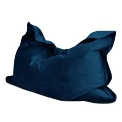 Rucomfy Junior Squarbie Velvet Bean Bag -DUNELM Furniture Shop 30966167 alt02