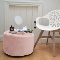 Rucomfy Velvet Bean Bag Pouffe -DUNELM Furniture Shop 30966200 alt01
