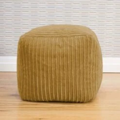 Rucomfy Jumbo Cord Cube Beanbag -DUNELM Furniture Shop 30966219