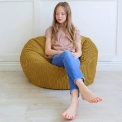 Rucomfy Kids Slouch Jumbo Cord Bean Bag -DUNELM Furniture Shop 30966233