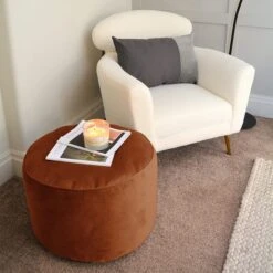 Rucomfy Velvet Bean Bag Pouffe -DUNELM Furniture Shop 30966287