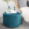 Rucomfy Velvet Bean Bag Pouffe -DUNELM Furniture Shop 30966291