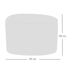 Rucomfy Velvet Bean Bag Pouffe -DUNELM Furniture Shop 30966291 alt02