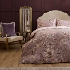 Riviera Floella Viola 100% Cotton Duvet Cover And Pillowcase Set 22 Riviera Floella Viola 100% Cotton Duvet Cover And Pillowcase Set -DUNELM Furniture Shop 30972723