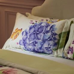 Riviera Idalia Floral 100% Cotton Duvet Cover And Pillowcase Set -DUNELM Furniture Shop 30972734 alt01