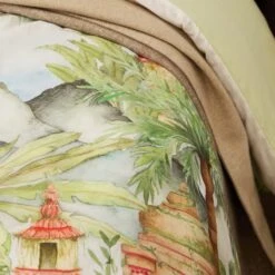 Riviera Eden Ruins 100% Cotton Duvet Cover And Pillowcase Set -DUNELM Furniture Shop 30972764 alt04