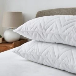 Fogarty Pack Of 2 Temperature Balance Side Sleeper Pillows -DUNELM Furniture Shop 30973456 alt01