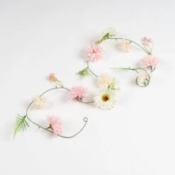 Set Of 6 Artificial Gerbera & Dahlia Droplet Garlands -DUNELM Furniture Shop 30975080 alt02