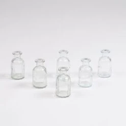 Set Of 6 Glass Bud Vases -DUNELM Furniture Shop 30975113 alt02