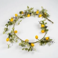 Artificial Lemon & Berry Garland -DUNELM Furniture Shop 30975117 alt02