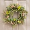 Artificial Pink & Green Hydrangea Wreath -DUNELM Furniture Shop 30975131