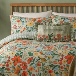 Meadow Haze Polycotton Duvet Cover & Pillowcase Set -DUNELM Furniture Shop 30976439 alt02